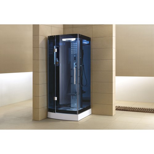 Cabine de douche hydromassante avec hammam AS-002B-1