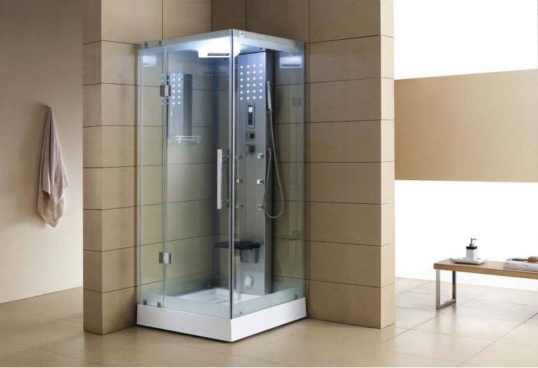 Cabine de douche hydromassante avec hammam AS-004A-1