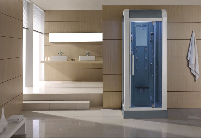 Cabine de douche hydromassante avec hammam AS-010A