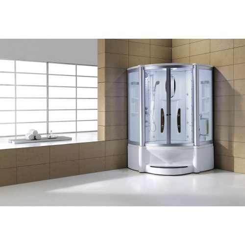 Cabine de douche hydromassante avec hammam et baignoire AT-010B