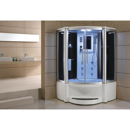 Cabine de douche hydromassante avec hammam et baignoire AT-011B