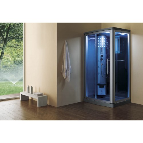 Cabine de douche hydromassante avec hammam AS-014