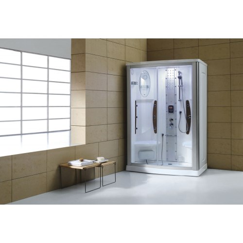 Cabine de douche hydromassante avec hammam AS-015