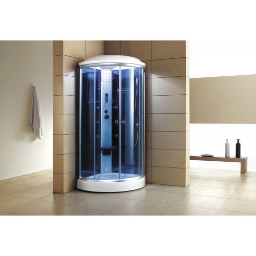 Cabine de douche hydromassante avec hammam AS-019