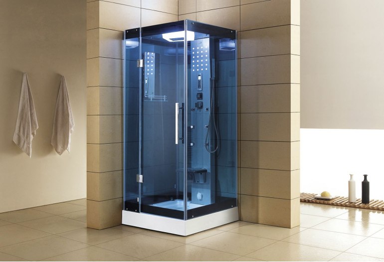 Cabine de douche hydromassante avec hammam AS-004B-3