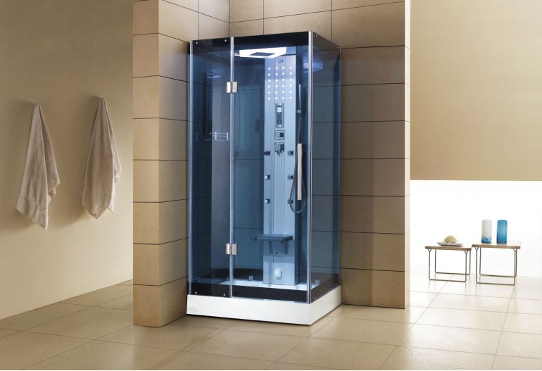Cabine de douche hydromassante avec hammam AS-005B-2